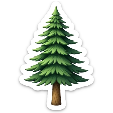 pine tree sticker