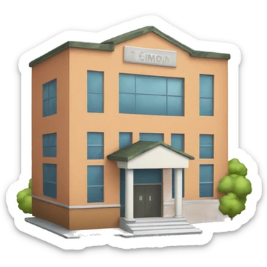 school with camuflage design sticker