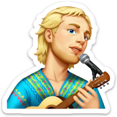 Vibrant Festival Singer sticker