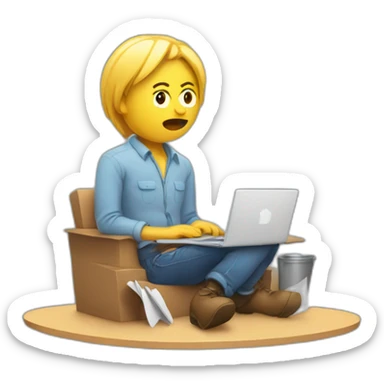 Ux Designer struggling with documentation  sticker