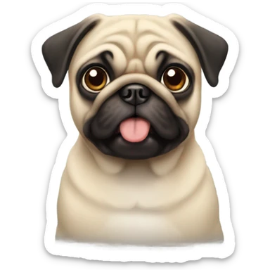Pug sticker