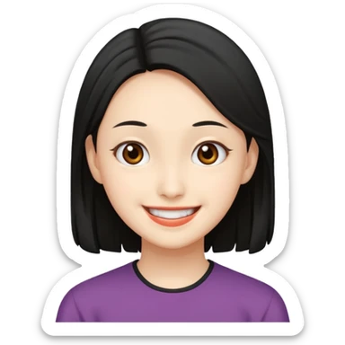 Momo Yaoyorozu smile sticker