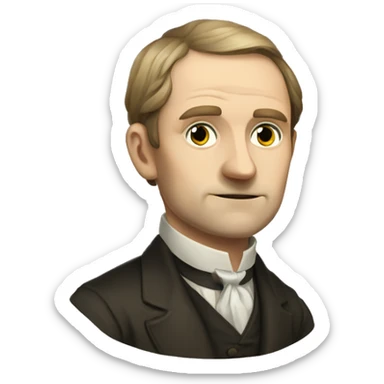 Rodion Raskolnikov from "Crime and Punishment" sticker