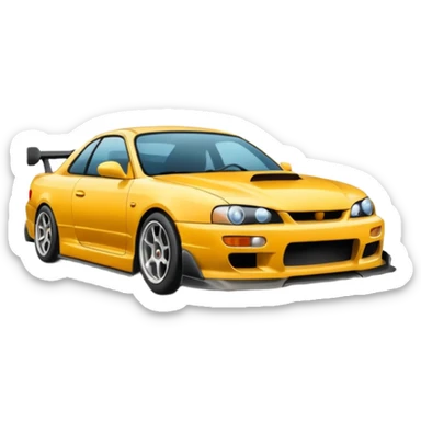 car drifitng on the road  pneu print sticker