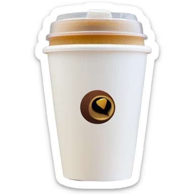 to go cup of coffee with logo “COFIX” sticker
