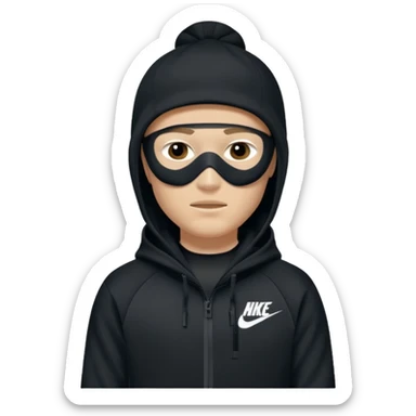 White person wearing a Nike Tex with hood and ski mask co all black and https://encrypted-tbn0.gstatic.com/images?q=tbn:ANd9GcTQEV3H5Fpq8Dp-ki2RTwgbdHqMsKZzDtarA9ywqiFzKVKjxdLc5Fq9yDOax7-XC4trueI2pFuItpqM_TVrGODdDG5la_rbm9lB8utSLKXm&s=10 sticker