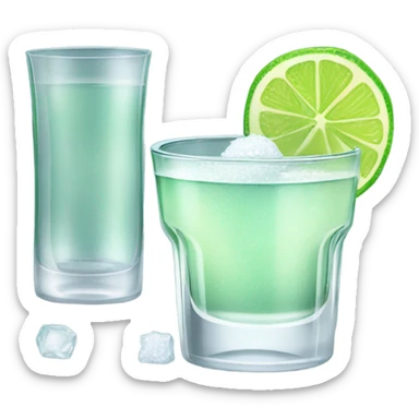 Tequila shot sticker