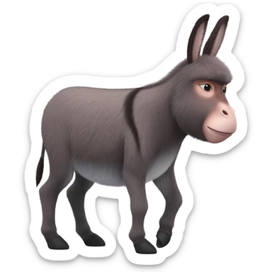 Ape donkey  sticker