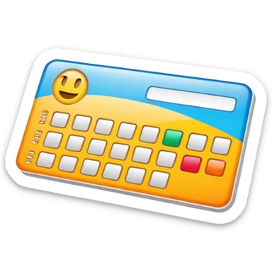 Loyalty card sticker