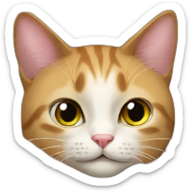 cat in the potato sack sticker