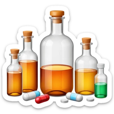 alcohol pills and drugs sticker