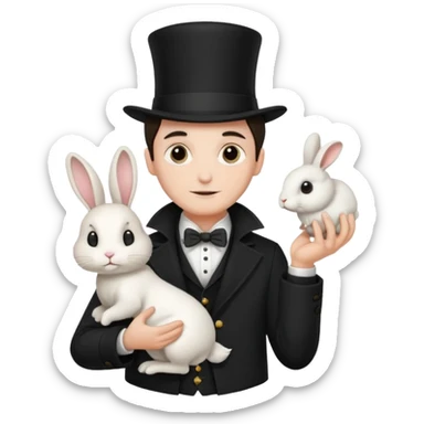 magician and pet sticker