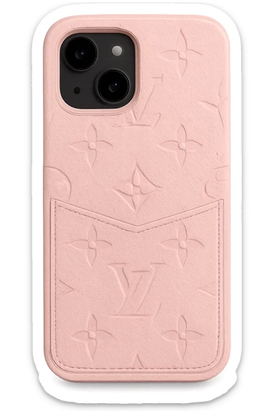 pink designer phone case sticker