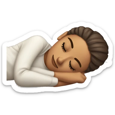 Ariana Grande sleeping sticker