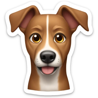 brown mongrel sticker