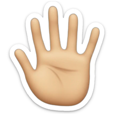 Hand zeichen sticker