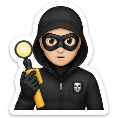 burglar  sticker
