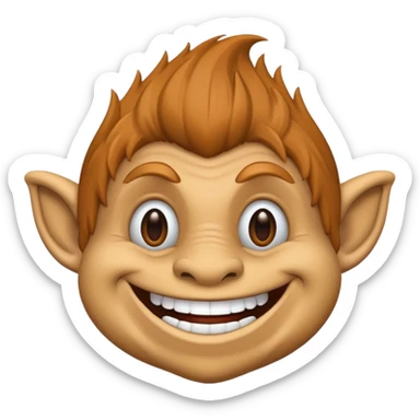 Troll face sticker