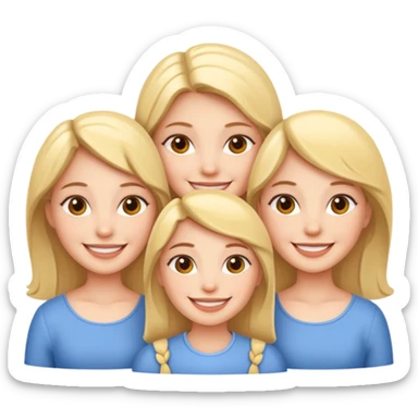 3 sisters  sticker