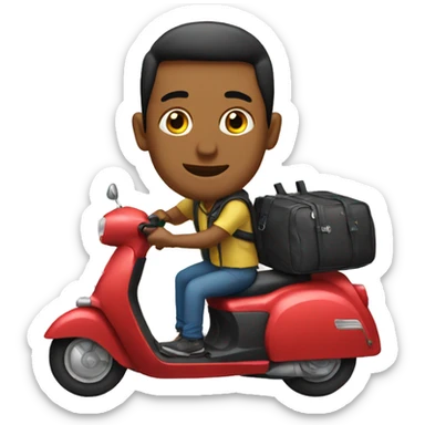 juan from equador on scooter sticker