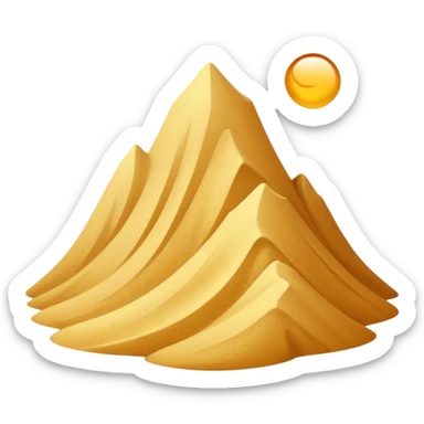 sand mountains sticker