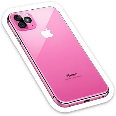 pink iphone 15 plus sticker