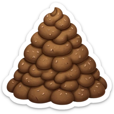 Omori poop sticker