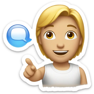 a imessage saying yes sticker