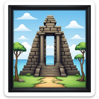 ORACLE RUINS sticker