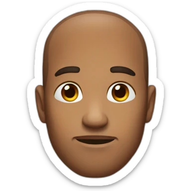 big forehead father sticker