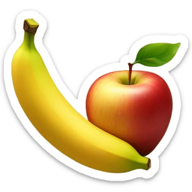 banana manzana sticker