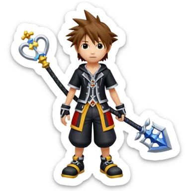 sora de kingdom hearts sticker