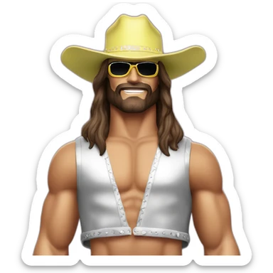 Macho man Randy savage sticker