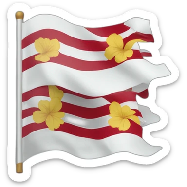 drapeau de la région Bretagne sticker