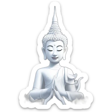 Wat Rong Khun White temple sticker