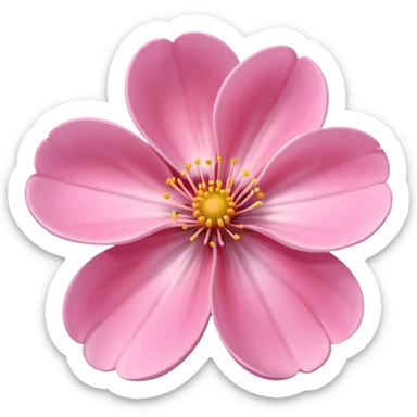 pink framed photo of a blossom sticker