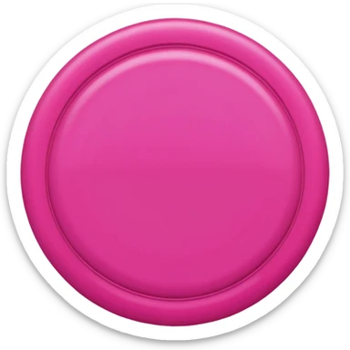 hot pink circle sticker