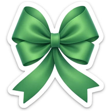 Give me green ribboncreat green ribbon emoji emoji sticker