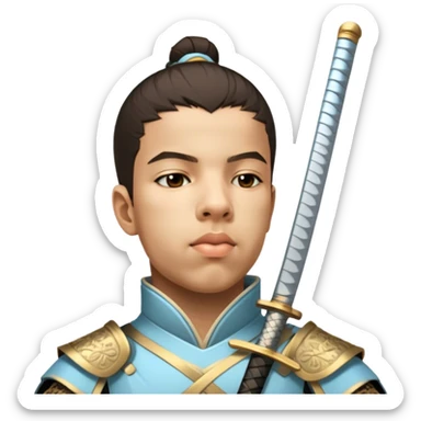 Elegant Samurai sticker