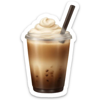 Ice coffee sticker