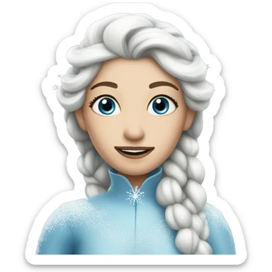 fairy-tale Snow Queen sticker