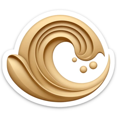 Beige Spirituality sticker