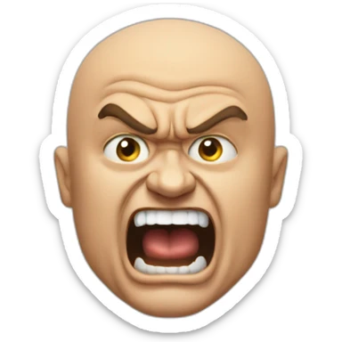Prigozhin angry screaming sticker