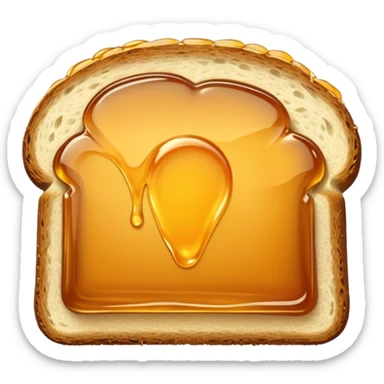 Pane con miele sticker