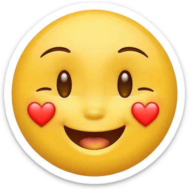 Create emoticons for me with a face in different emotions, these are supposed to be those yellow round faces that are on the keyboard. Something like that: 😂😘😍 sticker
