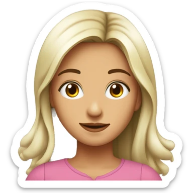 ragazza moro di 18 anni con gli occhi verdi che è bellissima sticker