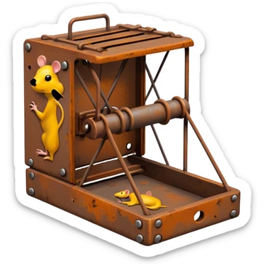rat trap sticker