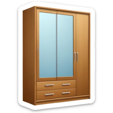 wardrobe modern closed mirror door sticker
