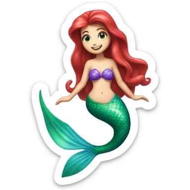 ariel the little mermaid sticker