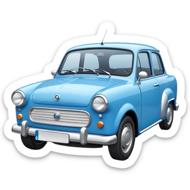 Trabant 601 blau sticker
